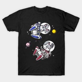 Rabbit Space Astronauts T-Shirt